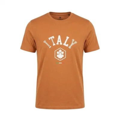 lumberjack italy big logo tee dark orange - LBJ27001-DOR