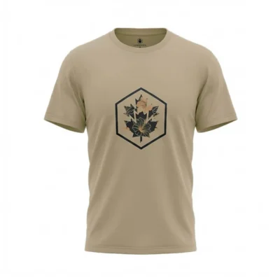 lumberjack big camouflage logo tee light brown - LBJ28010-LBR