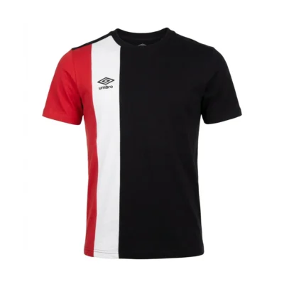 umbro men t-shirt ss black red-001 - UAA241M005-001